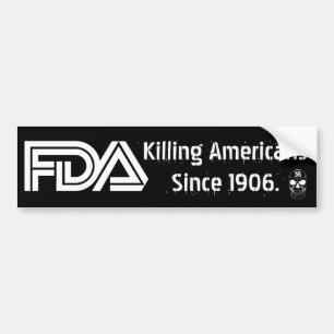 Ond FDA (svarten) Bildekal