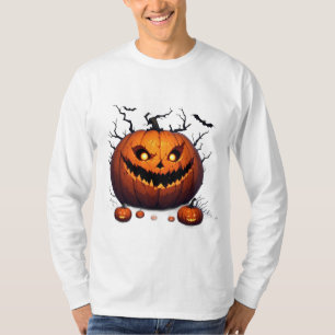 Ond Jack O Lantern Pumpa Halloween Natt 🎃 T Shirt