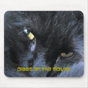 Ond katt - Dibbs på musen - Mousepad Musmatta