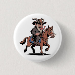 OND KRAMPUS JUL KOWBOY HÄST VÄSTERLAND JUL KNAPP