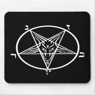 Ond mousepad SATAN för svart metall!! Musmatta