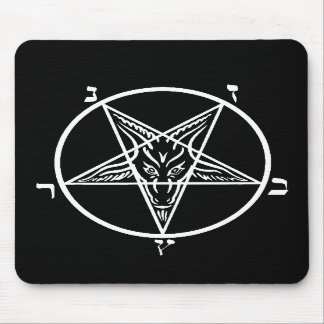 Ond mousepad SATAN för svart metall!! Musmatta