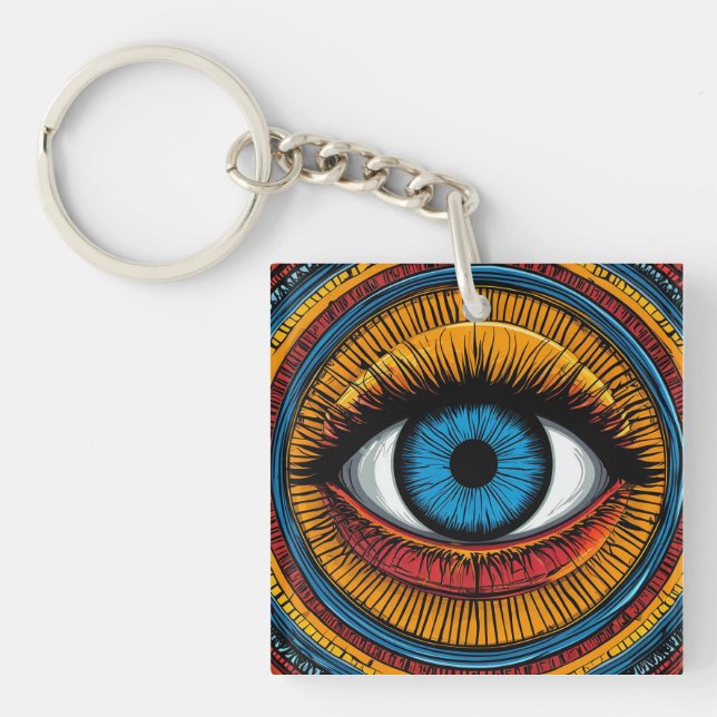 Ond Öga Boho Turamulett Väska Tillbehör Present (Framsidan)