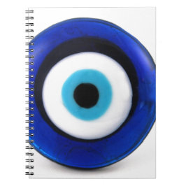 Ond ögon. anteckningsbok med spiral