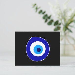 Ond ögonsymbol vykort