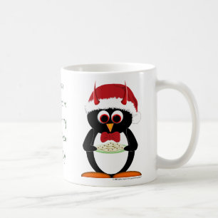 Ond pingvinjulmugg kaffemugg