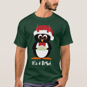 Ond pingvintröja - muta Santa! Styggt! Tee