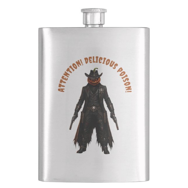 Ond Pumpa Sheriff Cowboy Jack-o'-Lantern Gr Fickplunta (Framsidan)