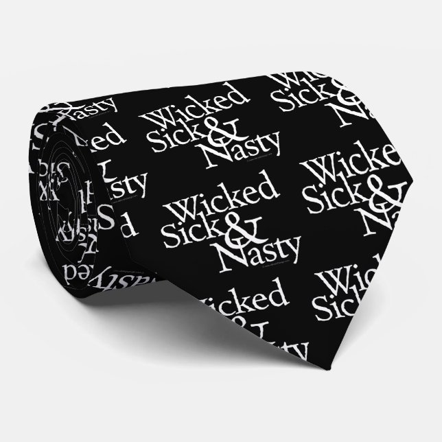 Ond sjuk & otäck tie slips (Rullad)