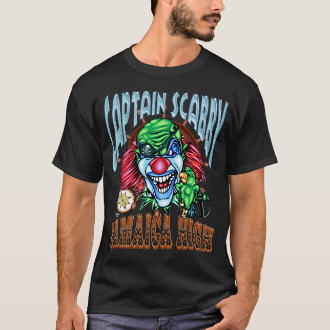 Ond skjorta för clown T - pirat T Shirt (Framsida)