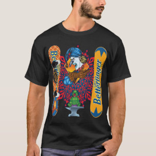 Ond skjortaButterfinger för clown T Snowboard T-shirt
