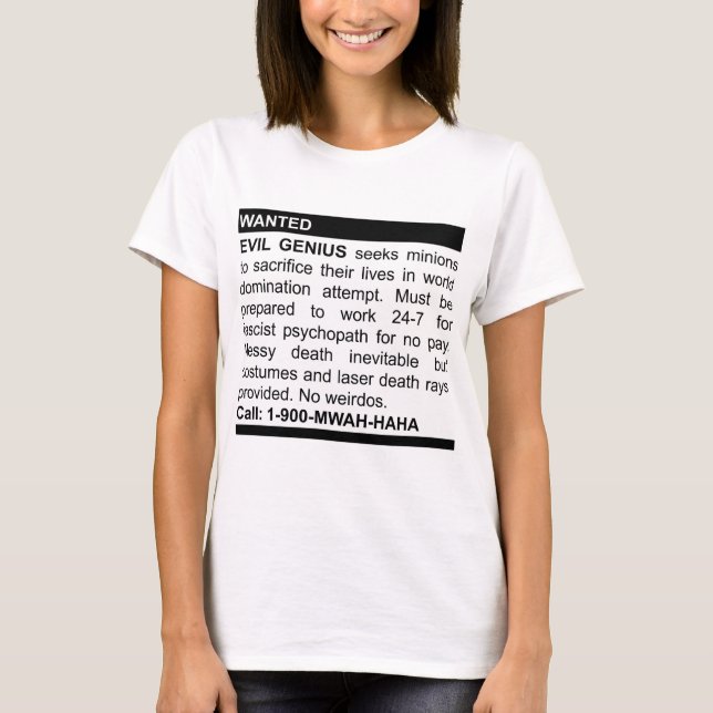 Ond snilleannons t shirt (Framsida)