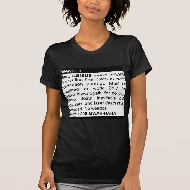 Ond snilleannons t-shirt (Framsida)
