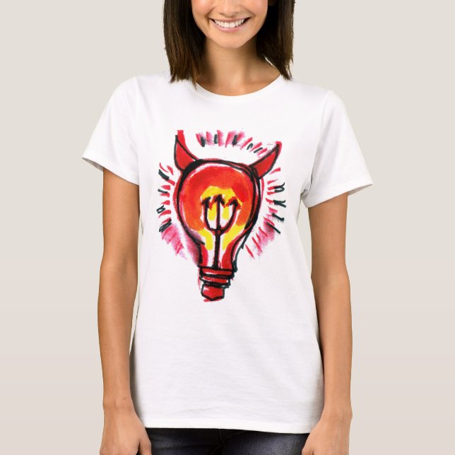 Ond snilleT-tröja Tee Shirt (Framsida)