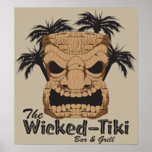 Ond Tiki pubaffisch Poster