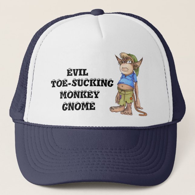 Ond Toe-Sugande apaGnometruckerkeps Truckerkeps (Framsida)