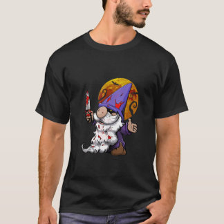 Ond Tomte Skräckinjagande Halloween Kvinnor Tomte  T Shirt