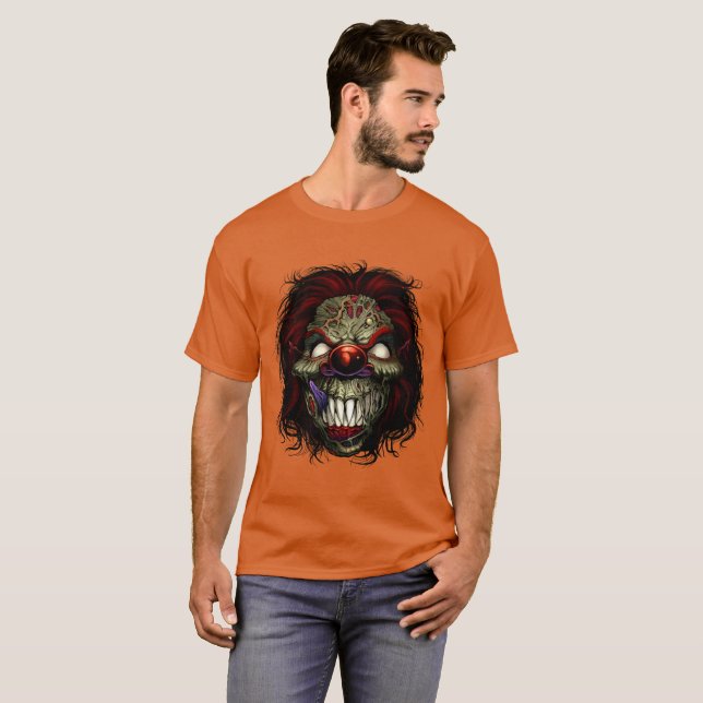 Ond Zombie Clown, Tee Shirt (Hel framsida)