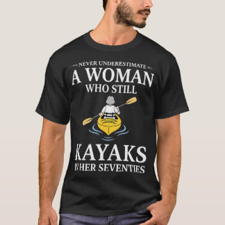 Onda aldrig en kvinna som fortfarande paddlar kaja t shirt