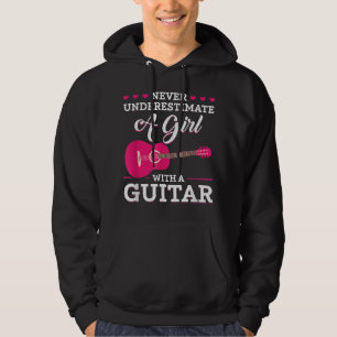 Onda aldrig en tjej med en gitarr hoodie