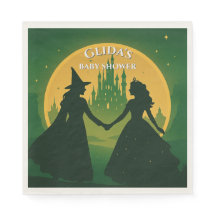 Onda Baby Shower Servetter- Elphaba & Glinda Party