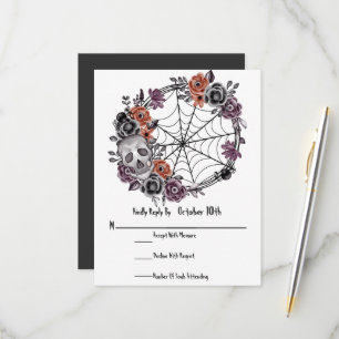 Onda Blommor Allt Ser HalloBröllop Svarskort OSA Kort