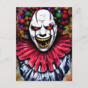 Onda Clownen Vykort