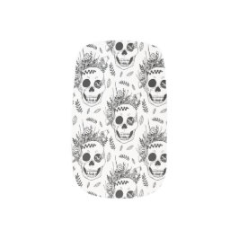 Onda Döskallar Black & white Halloween minx spikko