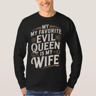 Onda Drottning Hustru Humoristisk Bröllopspresent T Shirt