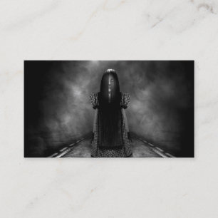 Onda flickaanpassadeHalloween visitkortar Visitkort