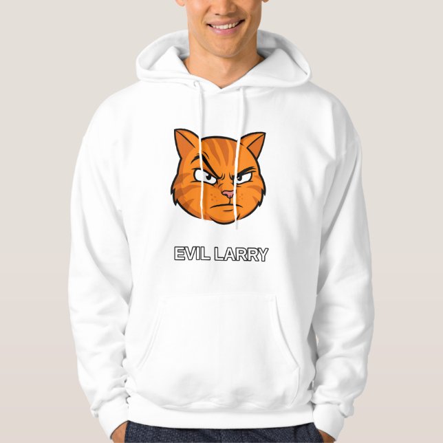 Onda Larry Roliga Katten Hoodie (Framsida)
