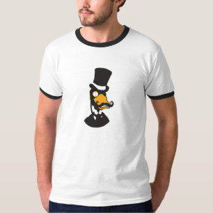 Onda manar för anka (silhouettesymbol) t-shirt