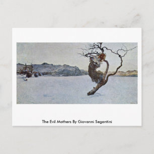 Onda Mor av Giovanni Segantini Vykort