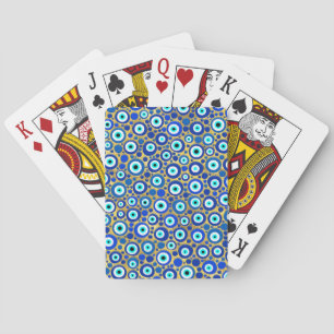 Onda Öga Charm Mönster Casinokort