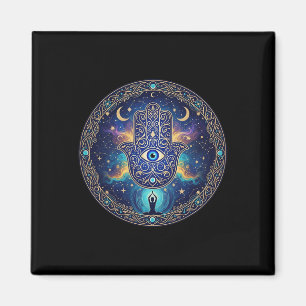 Onda ögon Amulett Skydd Estetisk Yoga Hamsa H Magnet