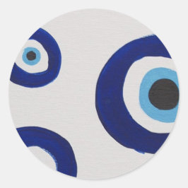 Onda ögon cirkel klistermärken