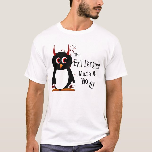 Onda Penguin™ gjorde mig att göra det T Shirt (Framsida)