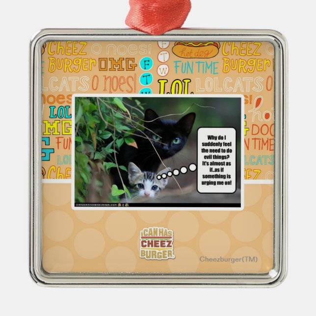 onda saker julgransprydnad metall (Framsidan)