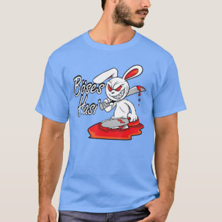 Onda skräck Hasi Rolig kanin som säger påskpresent T Shirt