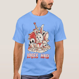 Onda skräckkanin med svärdssköld och riddarpil t shirt