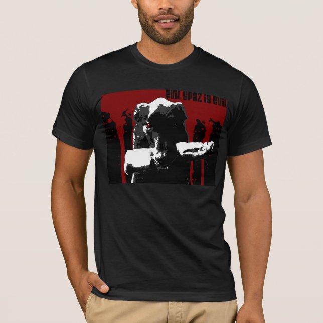 Onda Spaz är ond Tee Shirt (Framsida)