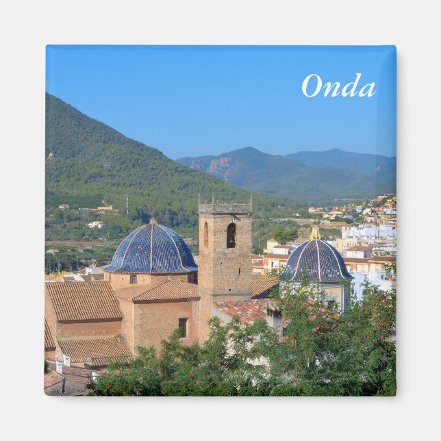 Onda stad i Spanien Magnet (Framsidan)