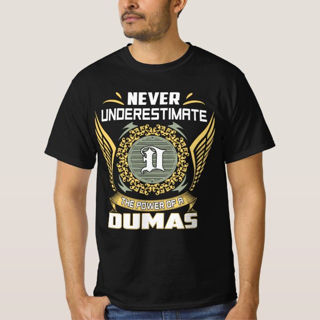 Onda Underestimerar Aldrig Kraften Hos En Dumas T Shirt (Framsida)