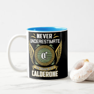 Onda Underestimerar Inte Kraften Hos En Calderone Två-Tonad Mugg