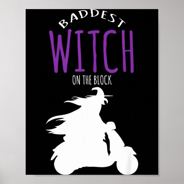 Ondaste häxan på blocket - halloween kostym  poster (Framsidan)