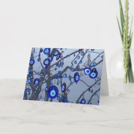 Onde Öga Protection Träd Pagan Wiccan Hälsning Kort