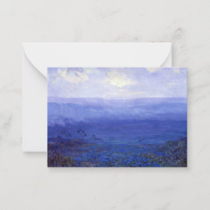 Onderdonk - Blånät i Texas, bra art Anteckningskort