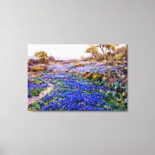 Onderdonk - Blånät i Twilight Canvastryck