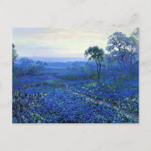 Onderdonk - Blånätslandskap med Cacti, Road Vykort