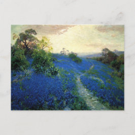 Onderdonk - Bluebonnet Fält Postkort Vykort